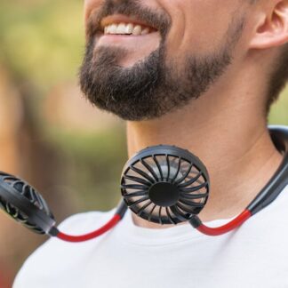 Portabel Fläkt med Nackrem - Spralla