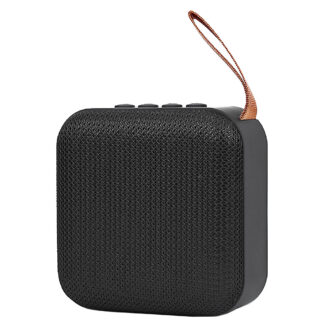 Fyrkantig Bluetooth Högtalare Svart