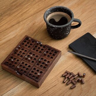 Sudoku spel i trä