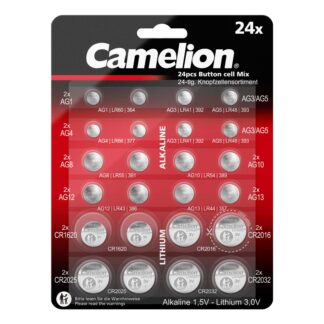 Camelion Knappcellsbatterier Multipack - 24-pack