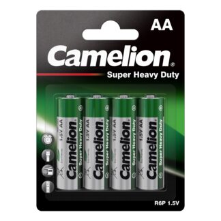 Camelion Super Heavy Duty AA-Batterier - 4-pack
