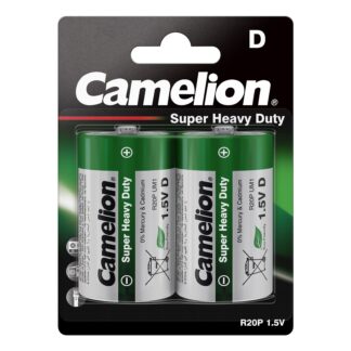 Camelion Super Heavy Duty D-Batterier - 2-pack