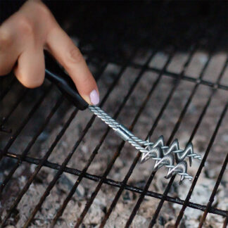 Liten grillborste i rostfritt stål