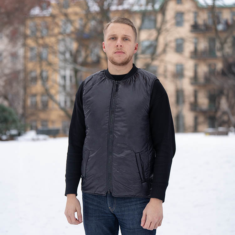Elektrisk värmeväst Herr, L